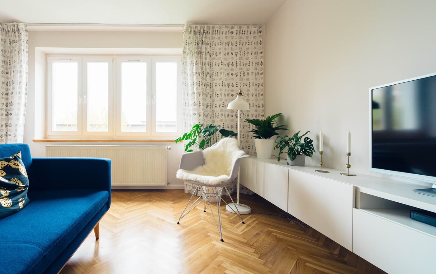 Living space after an Epic Cleaners deep clean